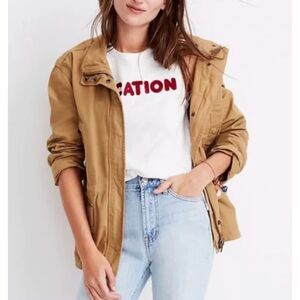 Madewell Prospect Jacket Utility Military Sahara